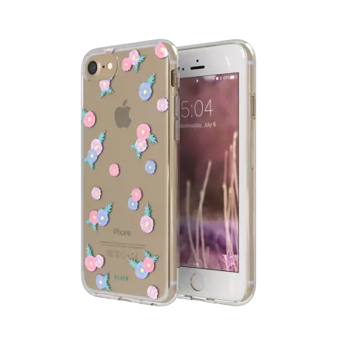 FLAVR iPlate kleine bloemetjes hoesje iPhone 6 6s 7 8 SE 2020 SE 2022 - Pastel