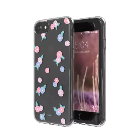 FLAVR iPlate kleine bloemetjes hoesje iPhone 6 6s 7 8 SE 2020 SE 2022 - Pastel