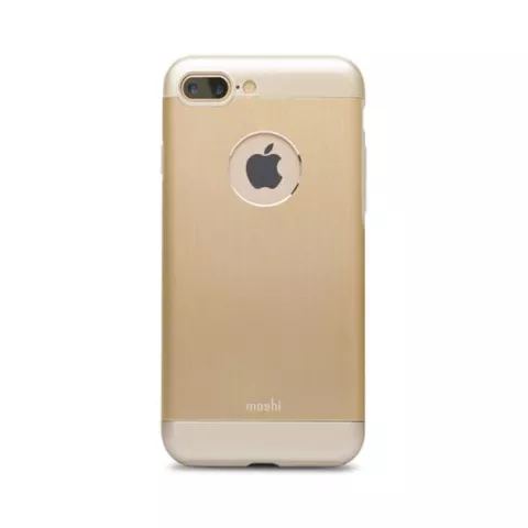 Moshi iGlaze Armour iPhone 7 Plus 8 Plus hoesje - Satijn Goud