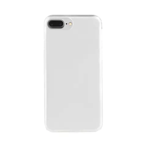 Xqisit iPlate Glossy iPhone 6 Plus 6s Plus 7 Plus 8 Plus Clear hoesje - Doorzichtig