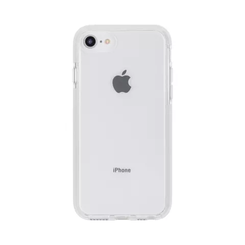 Xqisit Mitico Bumper TPU iPhone 6 6s 7 8 SE 2020 SE 2022 hoesje- Transparant Zilver