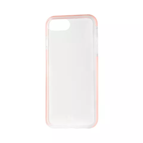 Xqisit Mitico Bumper TPU iPhone 6 Plus 6s Plus 7 Plus 8 Plus hoesje - Doorzichtig Roze