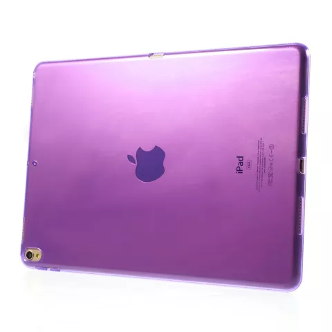 Doorzichtige iPad Air 3 (2019) &amp; iPad Pro 10.5 inch TPU case - Paars