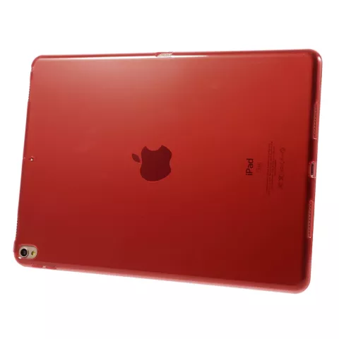 Doorzichtige iPad Air 3 (2019) &amp; iPad Pro 10.5 inch TPU case - Rood