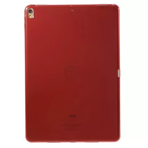 Doorzichtige iPad Air 3 (2019) &amp; iPad Pro 10.5 inch TPU case - Rood