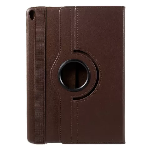 Lederen iPad Air 3 (2019) &amp; iPad Pro 10.5 inch draaibaar cover case - Bruin Standaard