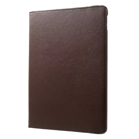 Lederen iPad Air 3 (2019) &amp; iPad Pro 10.5 inch draaibaar cover case - Bruin Standaard