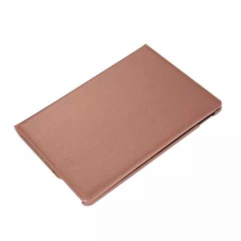 Lederen iPad Air 3 (2019) &amp; iPad Pro 10.5 inch draaibaar cover case - Rosegoud Standaard