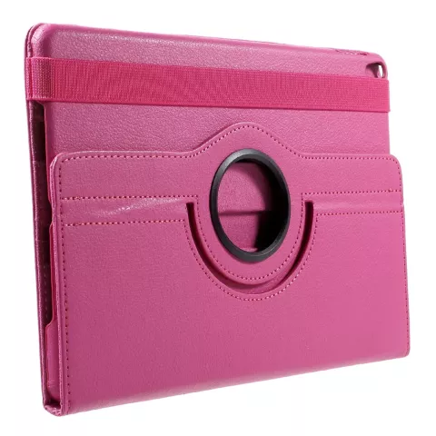 Lederen iPad Air 3 (2019) &amp; iPad Pro 10.5 inch draaibaar cover case - Roze Standaard