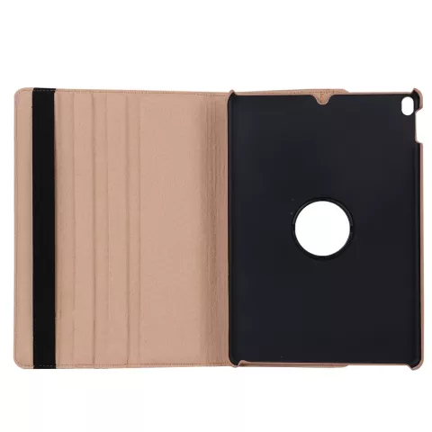 Lederen iPad Air 3 (2019) &amp; iPad Pro 10.5 inch draaibaar cover case - Goud Standaard