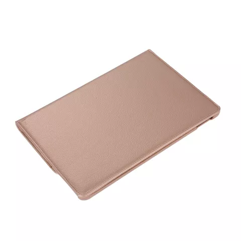 Lederen iPad Air 3 (2019) &amp; iPad Pro 10.5 inch draaibaar cover case - Goud Standaard