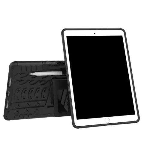 Hybride TPU Polycarbonaat iPad Air 3 (2019) &amp; iPad Pro 10.5 inch case - Zwart Profiel Standaard