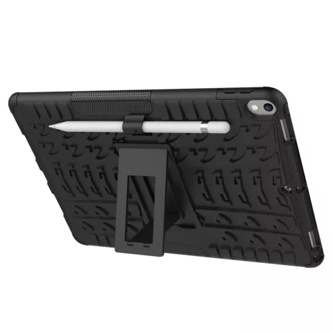 Hybride TPU Polycarbonaat iPad Air 3 (2019) &amp; iPad Pro 10.5 inch case - Zwart Profiel Standaard