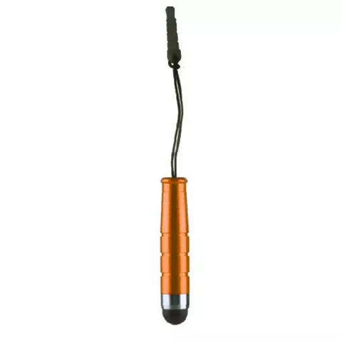 Mini Stylus pen headphonejack aux - Oranje