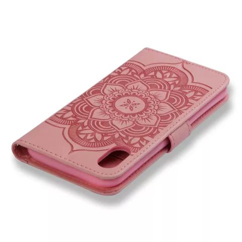 Portemonnee Bookcase Dromenvanger Pasjeshouder iPhone XR - Roze