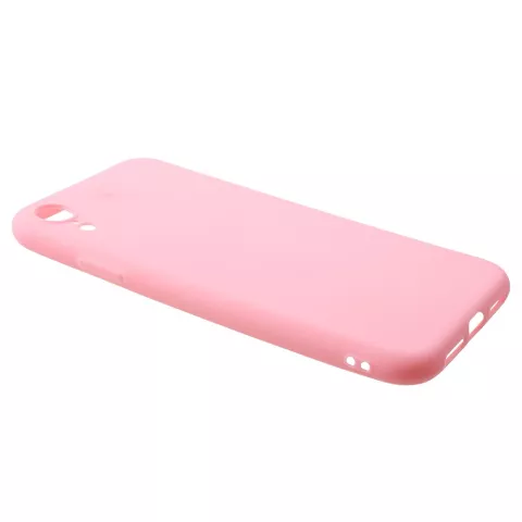 Matte TPU Case Flexibel iPhone XR - Roze