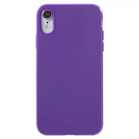 Flexibele Hoes TPU iPhone XR - Paars