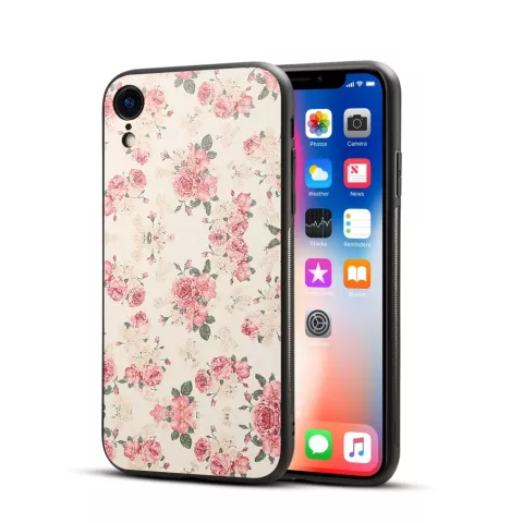 Rozen Retro Hoesje iPhone XR Case