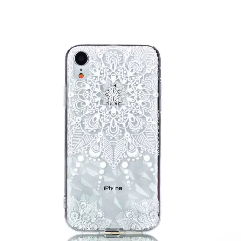 Diamant hoesje TPU iPhone XR Case - Mandala