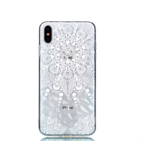 Diamant hoesje TPU iPhone XS Max Case - Mandala