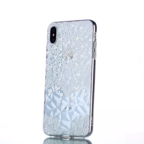 Diamant hoesje TPU iPhone XS Max Case - Mandala