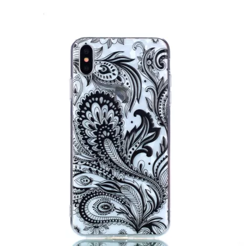 Diamant hoesje TPU iPhone XS Max Case - Zwart