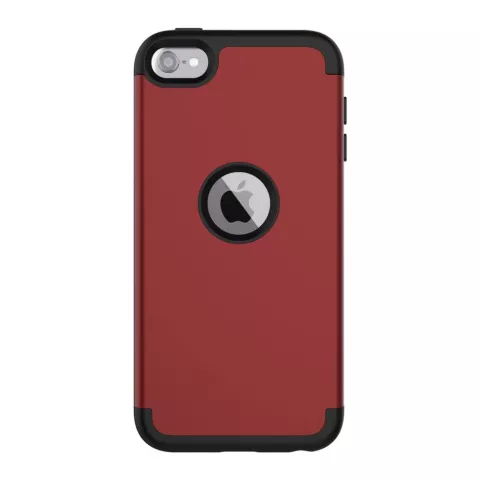 Armor Schokbestendig Silicone Polycarbonaat iPod Touch 5 6 7 hoesje - Rood
