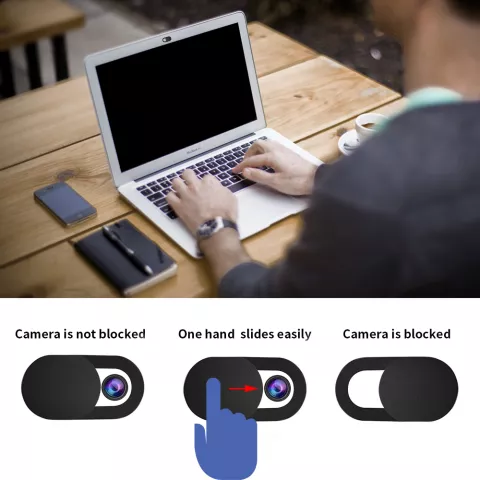 Webcam Cover 3 stuks Camera Privacy Schuifje - Laptop Telefoon Tablet iPhone iPad