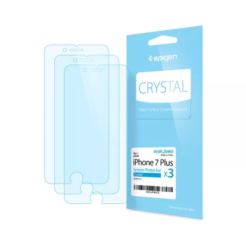 Spigen Film Crystal screenprotector scherm beschermer iPhone 7 Plus 8 Plus