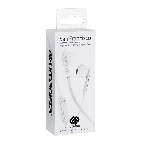 Urbanista San Francisco oortjes earphones - Wit