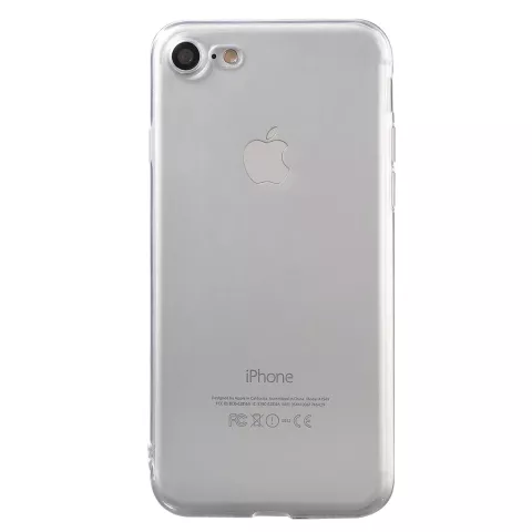 Transparant TPU hoesje iPhone 7 8 SE 2020 SE 2022 case - Doorzichtig