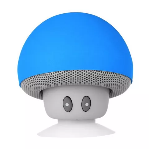 Paddenstoel mushroom speaker bluetooth zuignap standaard - Blauw