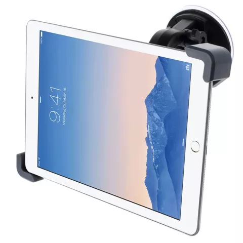Universele Tablethouder met Zuignap auto geschikt voor iPad 7-12 inch - Zwart