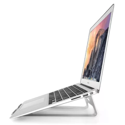 Universeel Aluminium Houder laptop Stand standaard 11-15 inch - Zilver