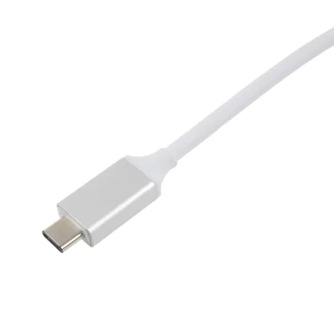 Multifunctionele 5-in-1 USB-C Hub met TF SD Card Reader 3 USB 3.0 voor MacBook - Aluminium