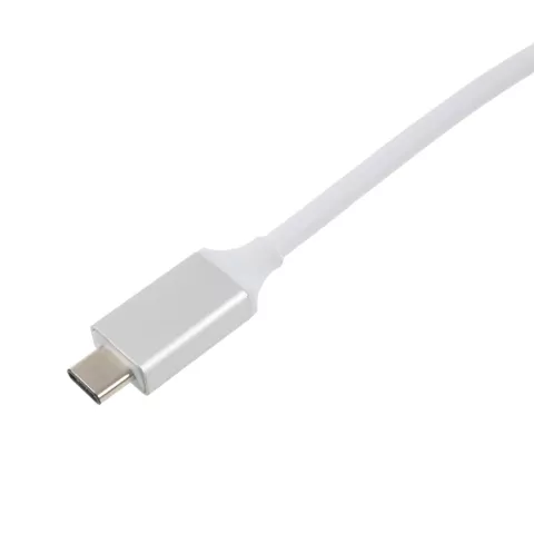 Multifunctionele 5-in-1 USB-C Hub met TF SD Card Reader 3 USB 3.0 geschikt voor MacBook - Aluminium