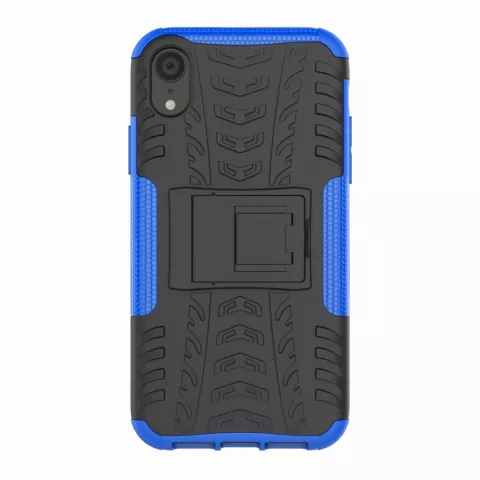 Hybride standaard case shockproof hoesje iPhone X XS - Blauw