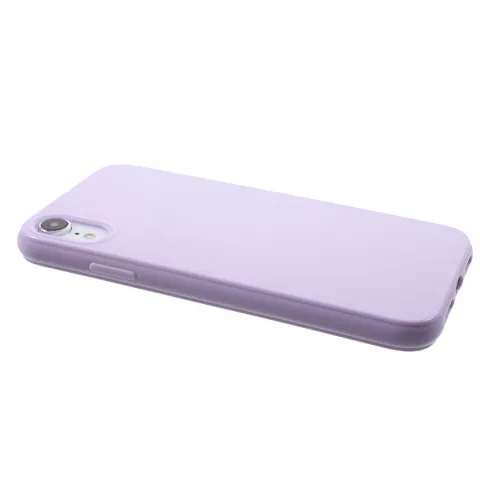 Glanzend zacht TPU hoesje iPhone XR - Paarse Case