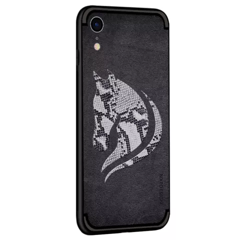 NXE Slangschubben Paard TPU hoesje iPhone XR - Zwart Case