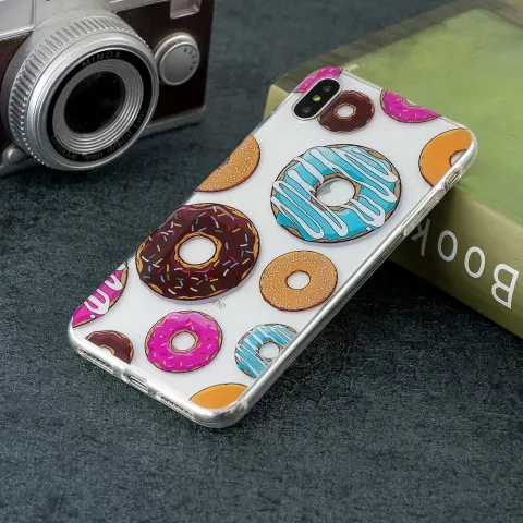 TPU hoesje iPhone XS Max case - Donut Zacht