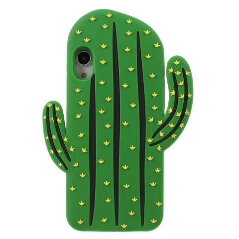 Cactus Silicone Hoesje iPhone XR cover - Groen case