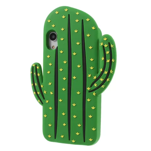 Cactus Silicone Hoesje iPhone XR cover - Groen case