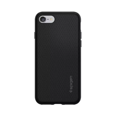 Spigen Liquid Air case iPhone 7 8 SE 2020 SE 2022 hoesje - Zwart