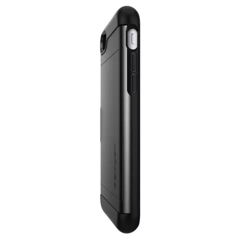 Spigen Slim Armor CS case iPhone 7 8 SE 2020 SE 2022 hoesje - Zwart