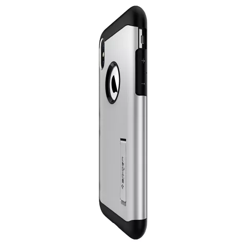 Spigen Slim Armor hoesje geschikt voor iPhone XS Max - Zilver case