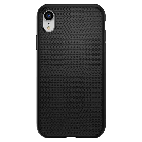 Spigen Liquid Air case iPhone XR hoesje - Zwart