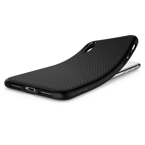 Spigen Liquid Air case iPhone XR hoesje - Zwart