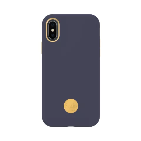 FLAVR Studio Pure Navy iPhone X XS hardcase - Koningsblauw Blauw