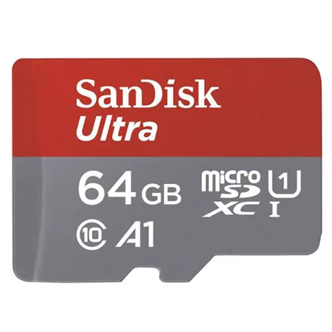 SanDisk 64GB SanDisk Ultra microSDXCTM UHS-I - Uitbreidbaar geheugen Android