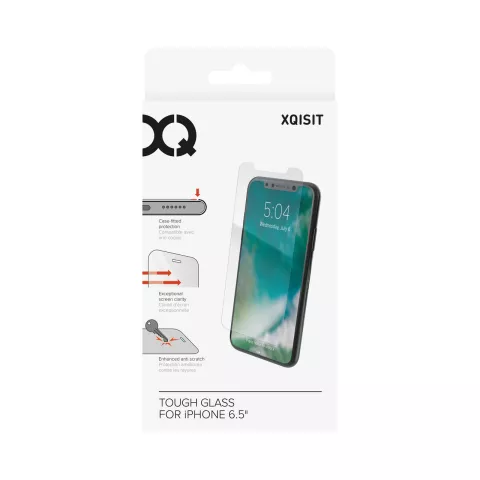 Xqisit Glassprotector iPhone XS Max 11 Pro Max - Gehard Glas